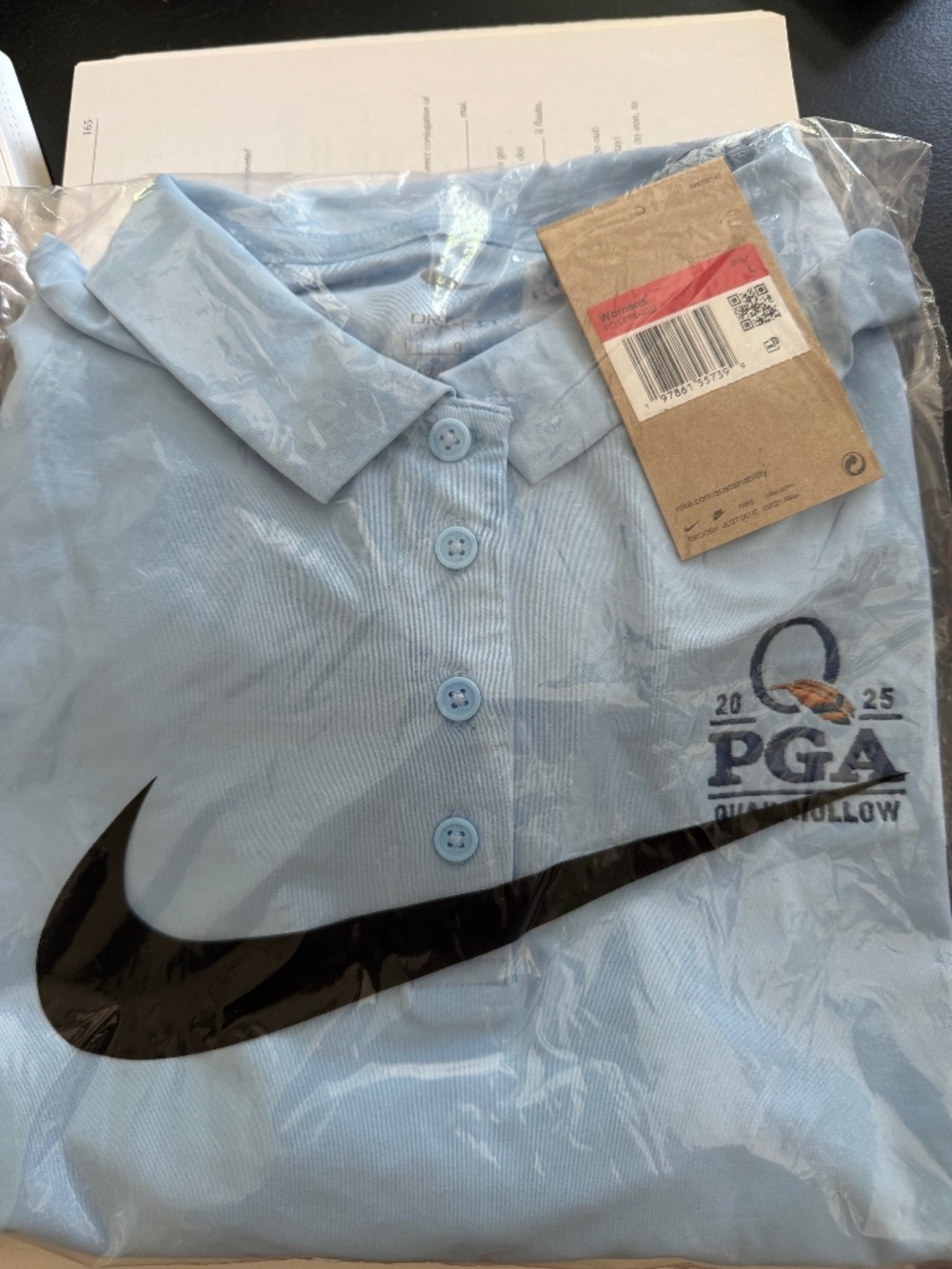Nike Dri-Fit Golf Shirt NWT Quail Hollow Logo